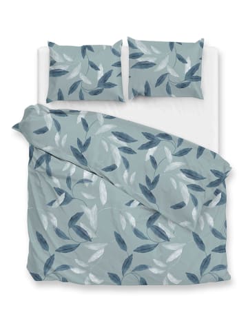 Zo!Home Flanellen beddengoedset "Astrid" blauw