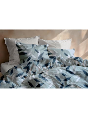 Zo!Home Komplet pościeli flanelowej "Astrid" w kolorze niebieskim