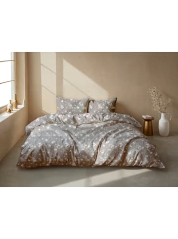 Zo!Home Flanellen beddengoedset "Aria" grijs