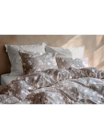 Zo!Home Flanellen beddengoedset "Aria" grijs