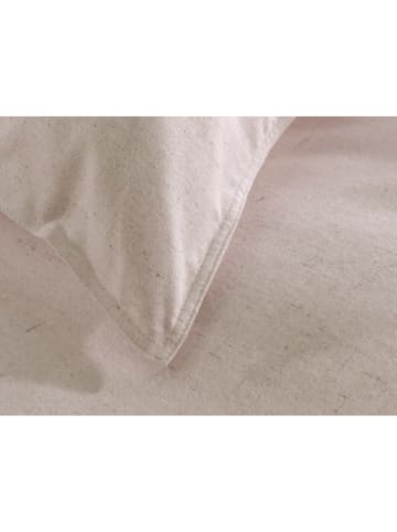 Heckett Lane Flanellen beddengoedset "Franela" beige