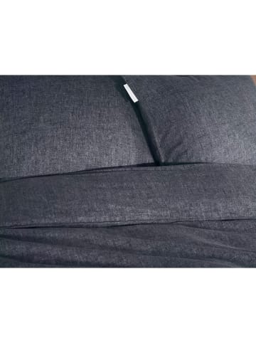 HNL Flanellen beddengoedset "Franela" antraciet