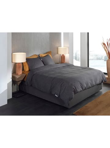 HNL Flanellen beddengoedset "Franela" antraciet