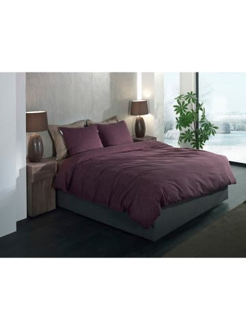 HNL Flanellen beddengoedset "Franela" paars