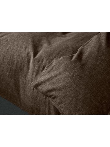 HNL Flanell-Bettwäsche-Set "Franela" in Braun