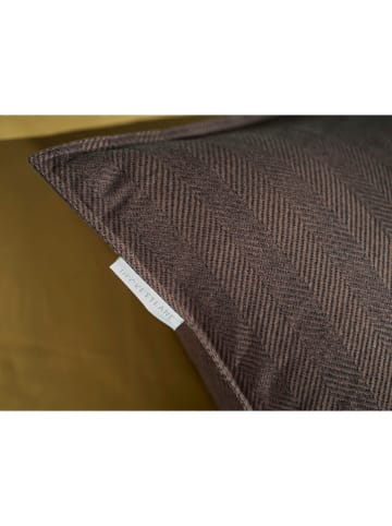 HNL Flanell-Bettwäsche-Set "Spina" in Braun