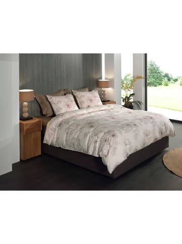 HNL Komplet pościeli flanelowej "Gigi" w kolorze białym