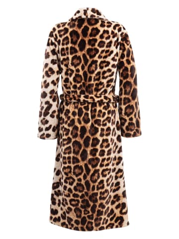 Zo!Home Badjas "Leopard" beige/bruin