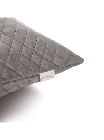 Yellow Dekoracyjna poduszka "Victoria" w kolorze szarym