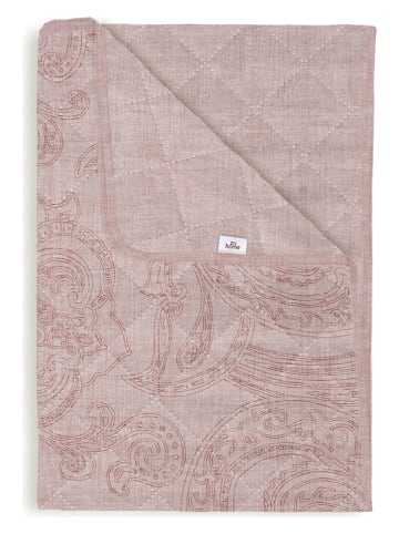 Zo!Home Bedsprei "Paisley di Lino" lichtroze