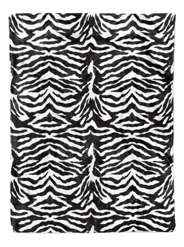 Zo!Home Plaid "Zebra" in Schwarz/ Weiß