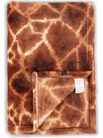 Zo!Home Plaid "Giraffe" in Orange/ Braun