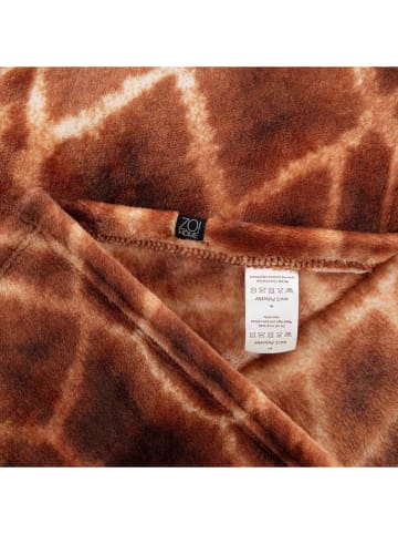 Zo!Home Plaid "Giraffe" in Orange/ Braun
