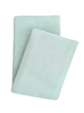 Yellow Plaid in Hellblau