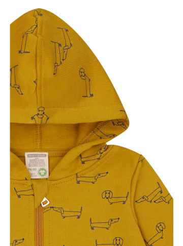 loud + proud Sweatjacke in Gelb