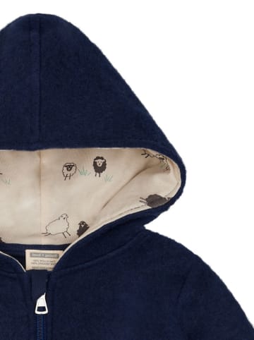 loud + proud Wełniana kurtka w kolorze granatowym
