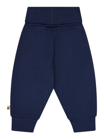 loud + proud Spodnie dresowe w kolorze granatowym