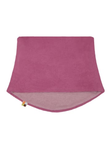 loud + proud Dwustronny szal-koło w kolorze różowo-białym