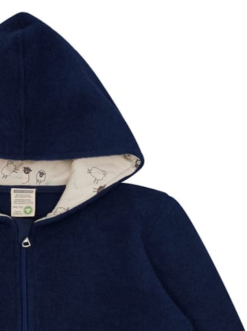 loud + proud Wełniana kurtka w kolorze granatowym