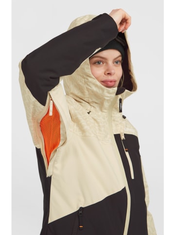 O'Neill Ski-/ Snowboardjacke in Schwarz/ Beige
