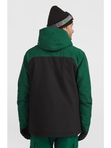 O'Neill Ski-/ Snowboardjacke in Schwarz/ Grün