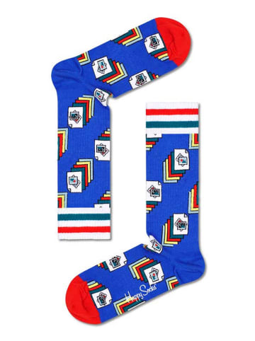 Happy Socks Sokken "Photos" blauw/wit/rood
