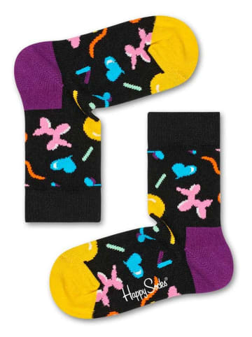 Happy Socks Sokken "Balloon animal" zwart/meerkleurig