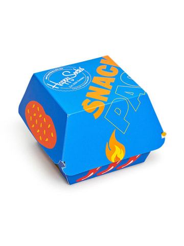 Happy Socks 3-delige set: sokken zwart/groen/blauw