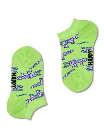 Happy Socks 2-delige set: sokken "Animals" lichtgroen/zwart