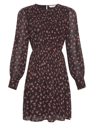 MOSS COPENHAGEN Kleid "Evelda Orabella" in Braun/ Pink