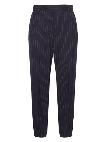 MOSS COPENHAGEN Stoffen broek donkerblauw