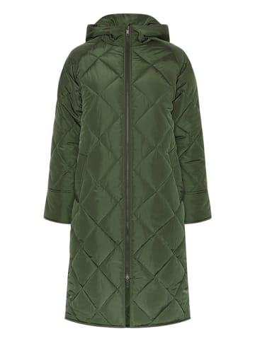 MOSS COPENHAGEN Kurtka pikowana "Keelin" w kolorze zielonym