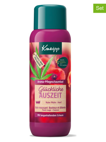 Kneipp 2er-Set: Aroma-Pflegeschaumbad "Glückliche Auszeit", 400 ml