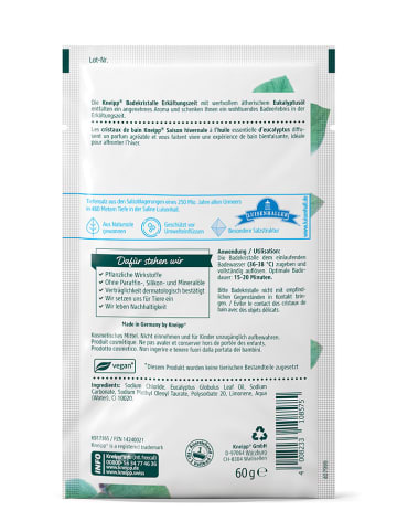 Kneipp 12er-Set: Badekristalle "Erkältung", je 60 g