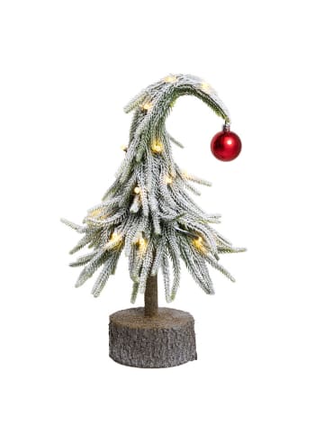 Hollybell LED-Dekoleuchte ''Christmas Tree'' in Grün/ Weiß - (L)36 cm