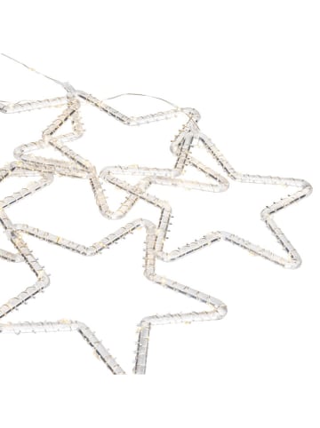 Hollybell LED-Lichtervorhang ''Star'' in Warmweiß - (L)65 x (B)100 cm