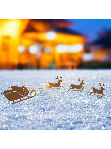 Hollybell Lampa ogrodowa LED w kolorze złotym - 27 x 110 cm