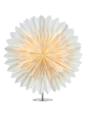 Marksljöd Tischleuchte "Solina" in Weiß/ Silber - (B)60 x (H)62 x (T)10 cm