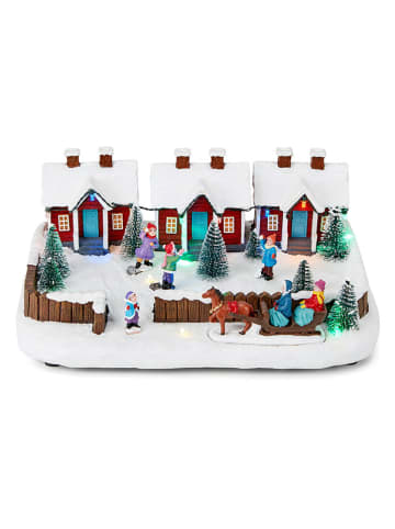 Marksljöd LED-Dekoobjekt "Katthult" in Bunt - (B)29,5 x (H)13 cm