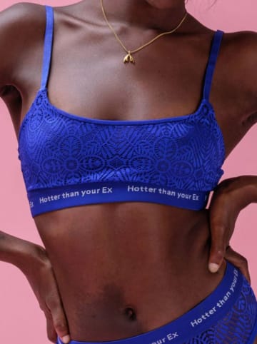The Female Company Bustier "Lace" in Blau