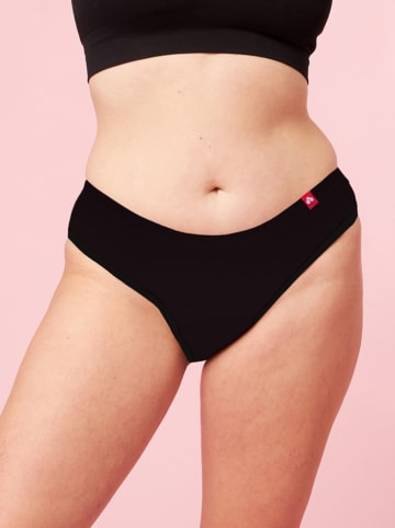 The Female Company Figi menstruacyjne w kolorze czarnym