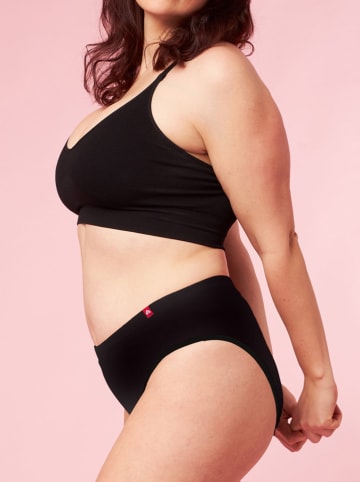The Female Company Figi menstruacyjne w kolorze czarnym