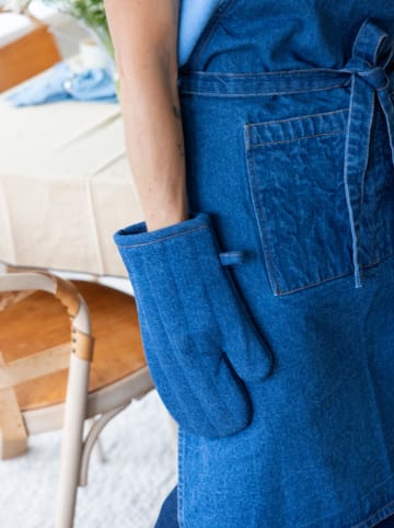 Sagaform Ovenwant "Aron" donkerblauw - (L)30 x (B)16 cm