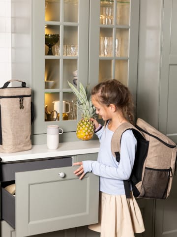 Sagaform Isoleerrugzak "City" beige - 21 l