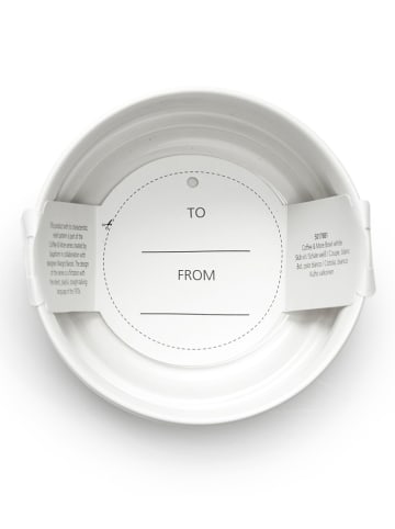 Sagaform 6er-Set: Schalen ''Coffee & More'' in Weiß - (H)7 x Ø 12 cm