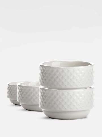 Sagaform 6er-Set: Schalen ''Coffee & More'' in Weiß - (H)7 x Ø 12 cm