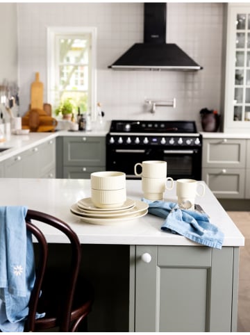 Sagaform 2er-Set: Kaffeetassen ''Coffee & More'' in Creme - 300 ml