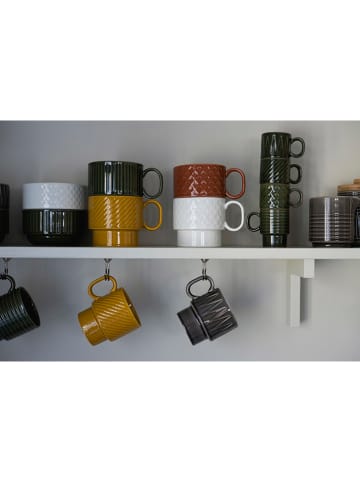 Sagaform 2er-Set: Kaffeetassen in Grau - 250 ml