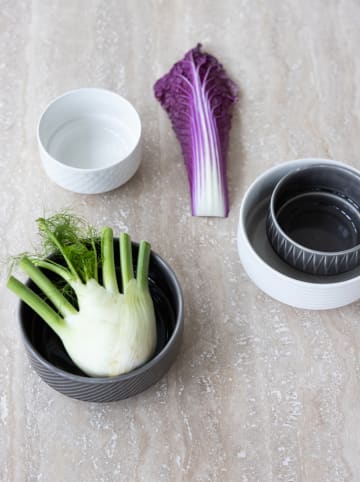 Sagaform Miska "Coffee & More" w kolorze białym - wys. 7 x Ø 17 cm