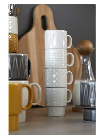 Sagaform 4-delige set: espressokoppen wit - 100 ml